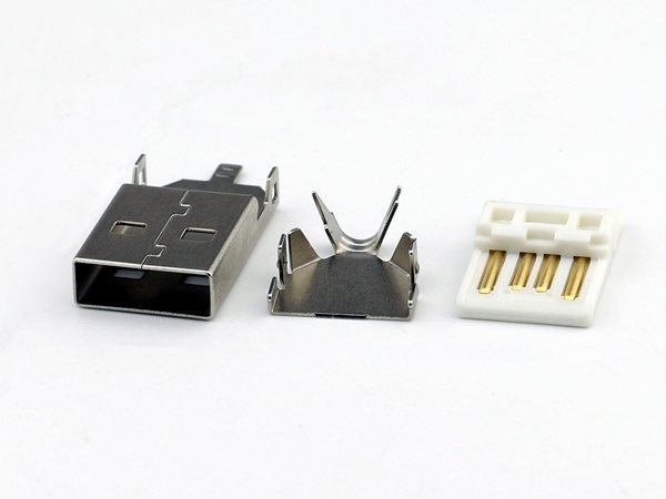 USB 2.0焊线短体三件套